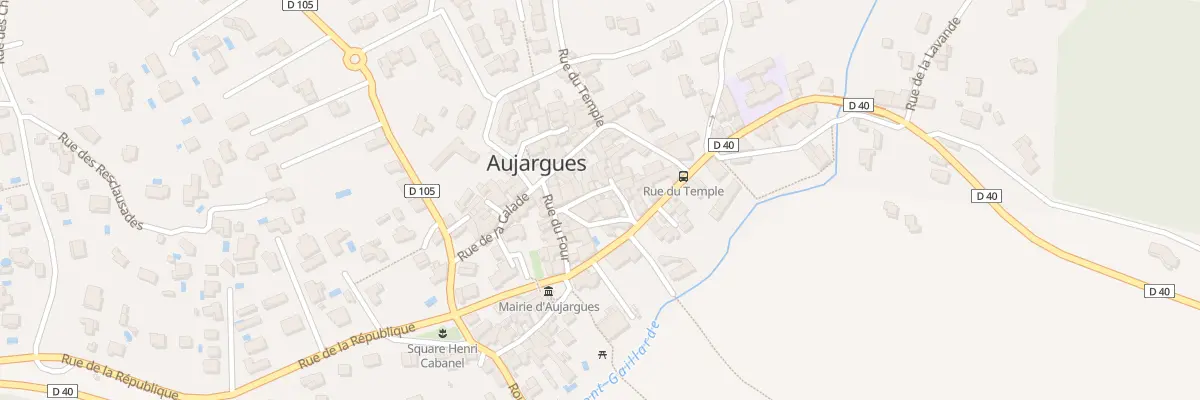 Plan du 4 Rue du Tambourinaire à Aujargues