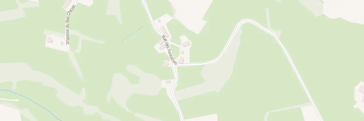 Plan du 1 Rue des Fontaines à Roussillon-en-Morvan