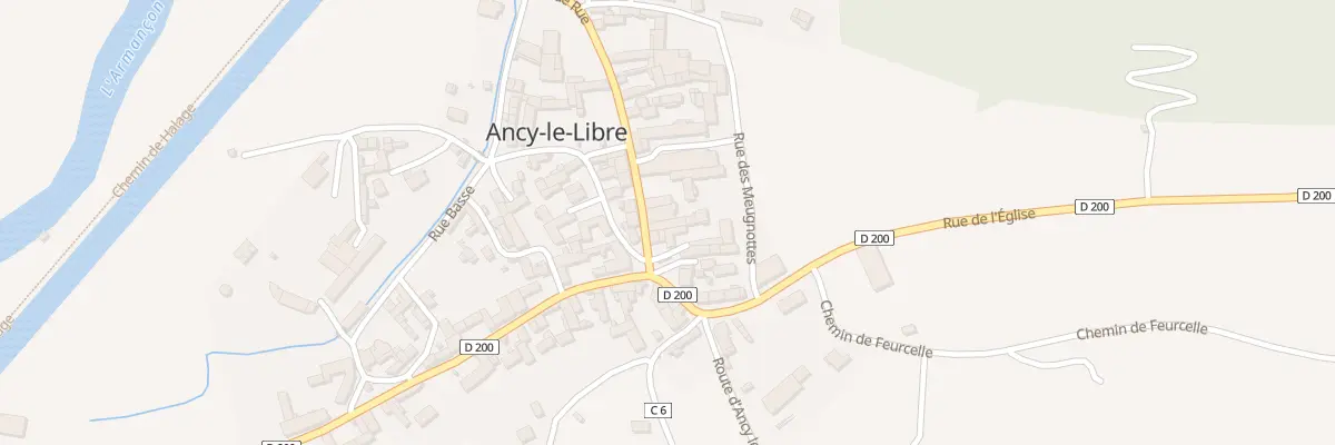 Plan du 1 Gr Grande Rue à Ancy-le-Libre