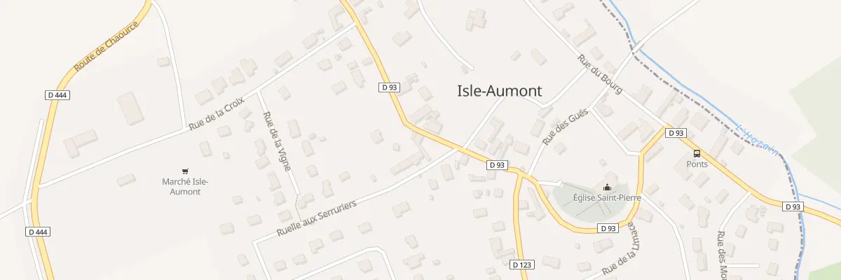 Plan du 2 Rle aux Serruriers à Isle-Aumont