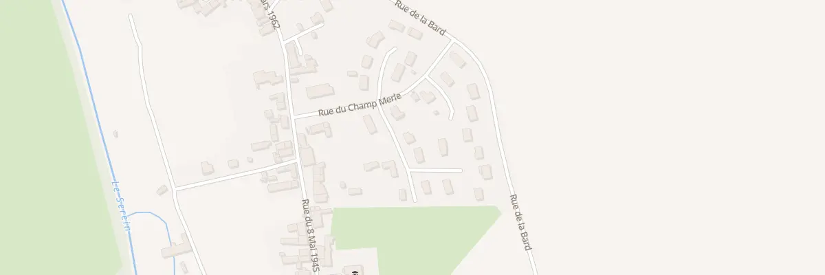 Plan du 7 Rue du Champ Merle à Toutry