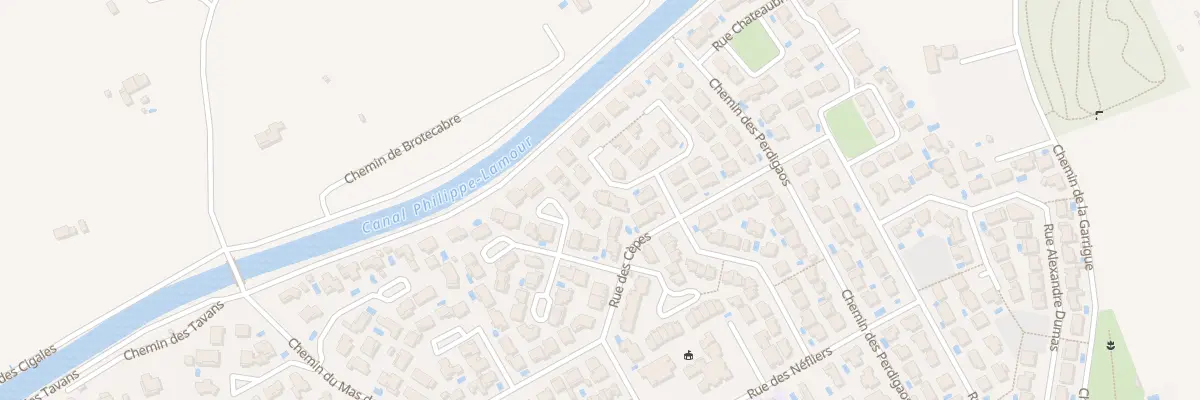 Plan du 36 Imp du Buis à Lunel