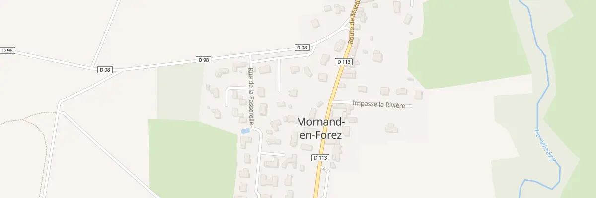 Plan du 57 Che du Lavoir à Mornand-en-Forez