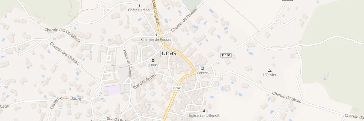 Plan du 9 Rte d’Aujargues à Junas