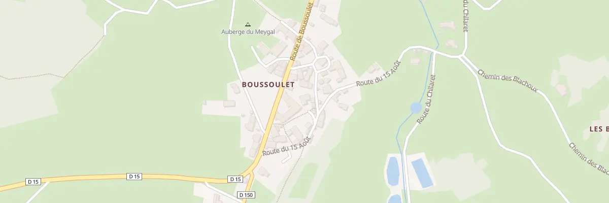 Plan du 107 Rte du 15 Août à Champclause