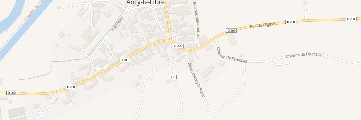 Plan du 1 Rte d’Ancy-le-Franc à Ancy-le-Libre