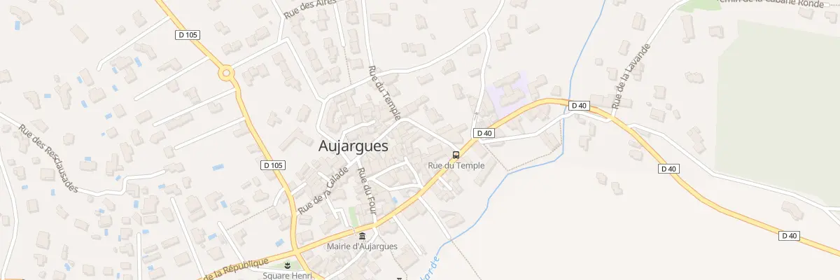 Plan du 5 Rue du Temple à Aujargues