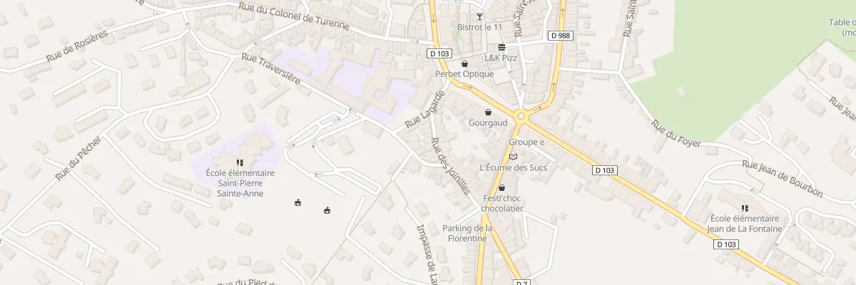 Plan du 8 Rue des Joinilles à Yssingeaux