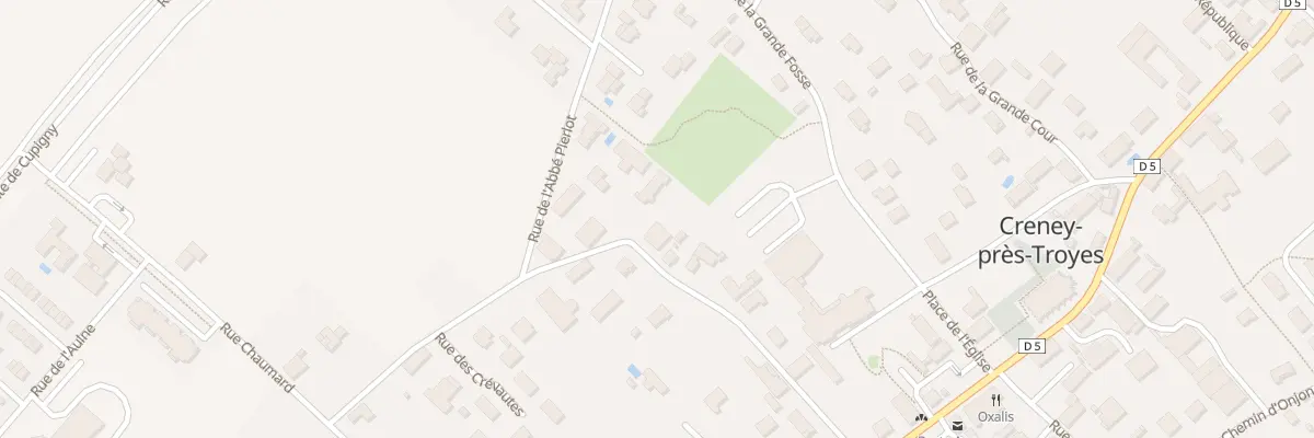 Plan du 12T Rue des Crevautes à Creney-près-Troyes