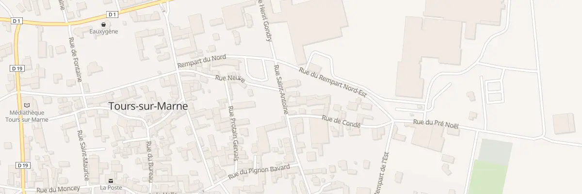 Plan du 8 Rue Saint Antoine à Tours-sur-Marne