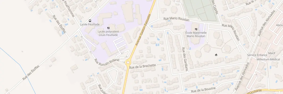 Plan du 320 Av Gaston Baissette à Lunel