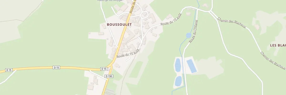 Plan du 106 Rte du 15 Août à Champclause