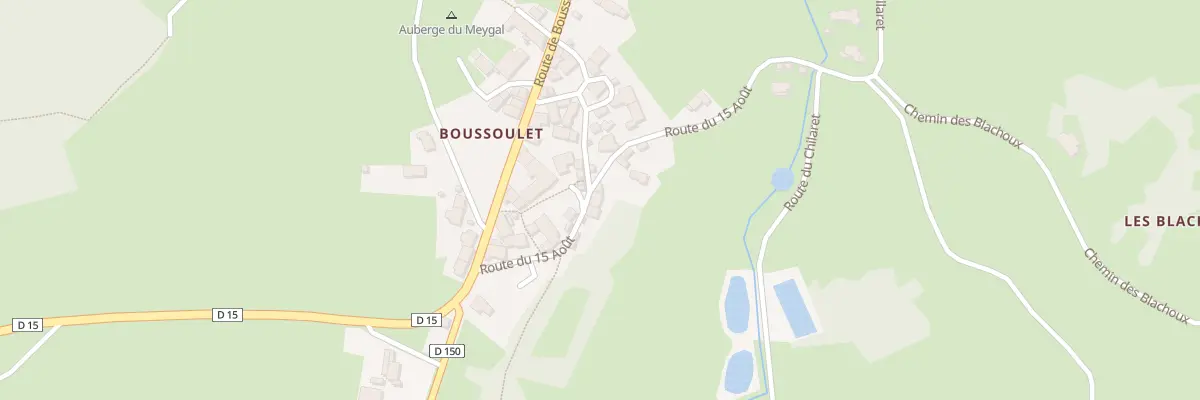 Plan du 122 Rte du 15 Août à Champclause