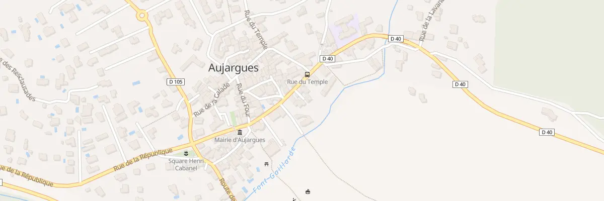 Plan du 4 Imp de la Vieille Forge à Aujargues