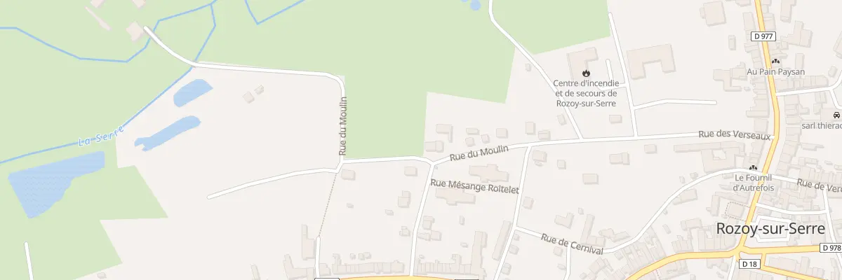 Plan du 310 Rue du Moulin à Rozoy-sur-Serre