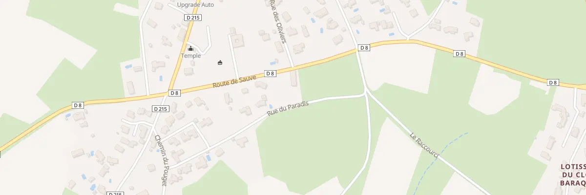 Plan du 241 Rue du Paradis à Aigremont