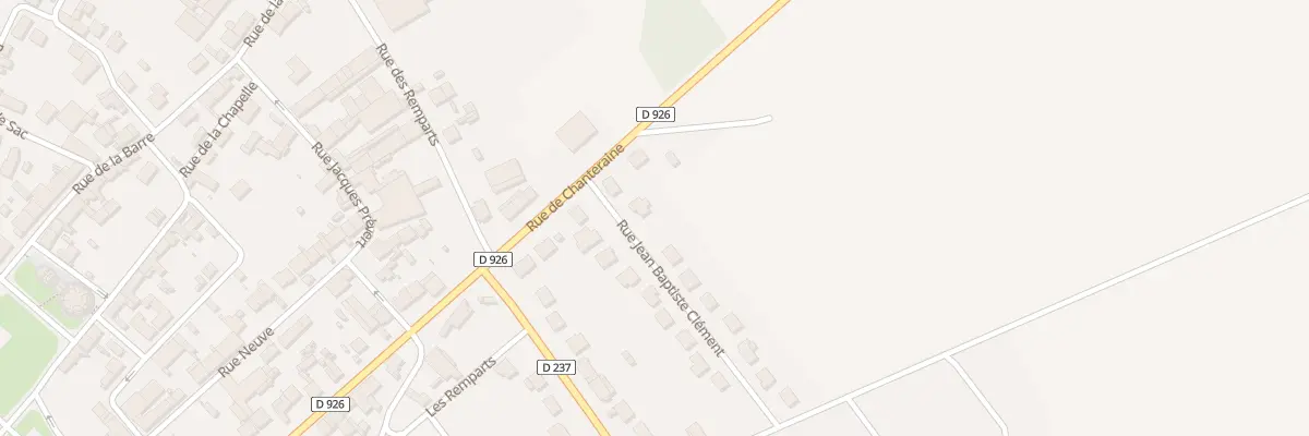 Plan du 3 Rue Jean Baptiste Clement à Asfeld