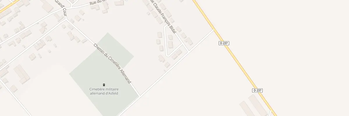 Plan du 26 Rue Claude Francois Bidal à Asfeld
