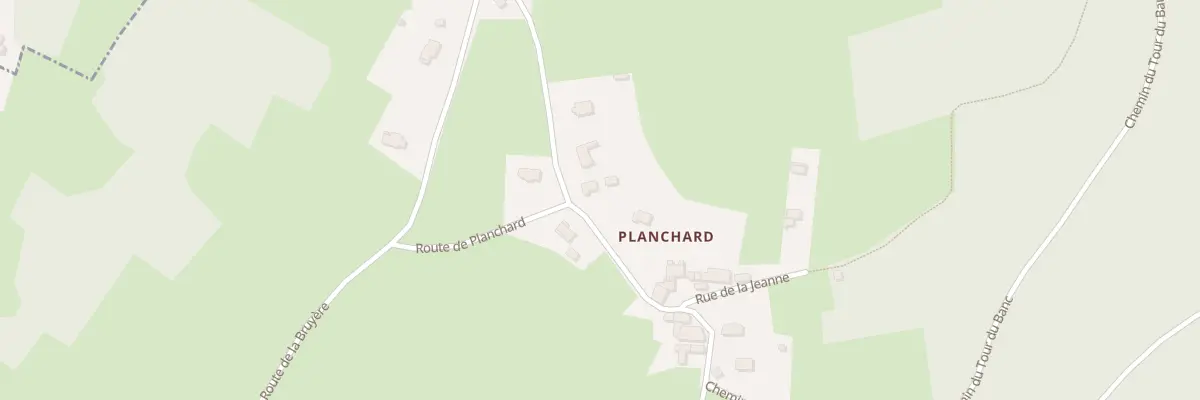 Plan du 227 Che de la Visee à Aboën