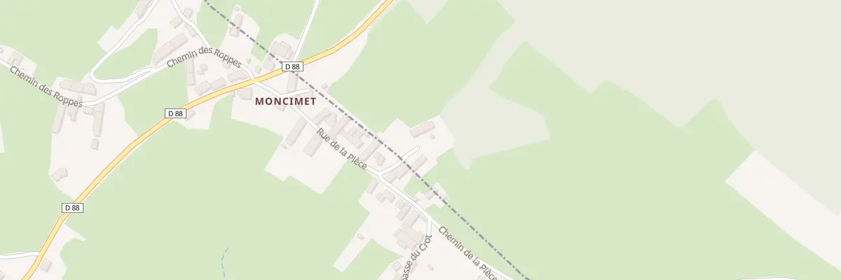 Plan du 5344 Montcimet à Cussy-en-Morvan