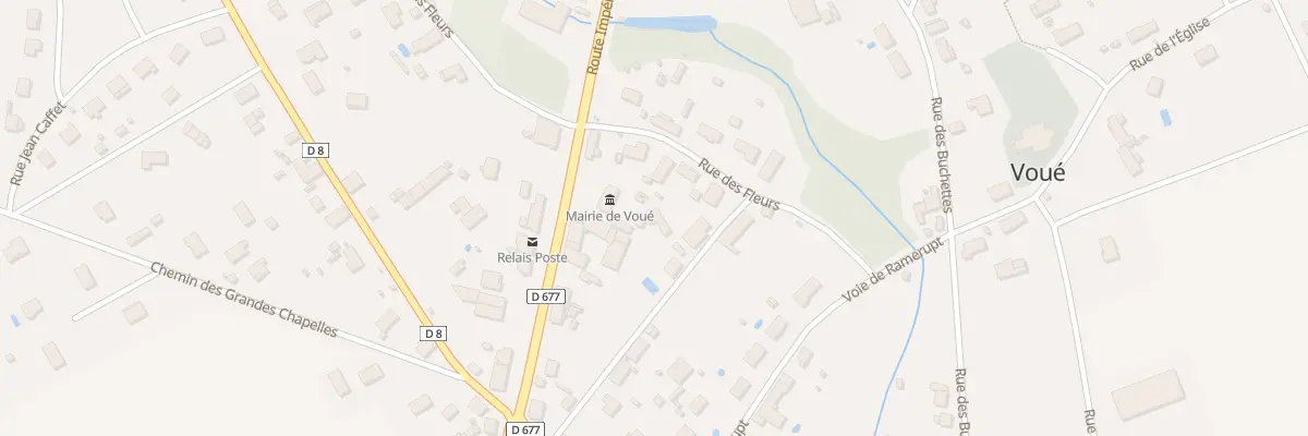 Plan du 8 Rue d’En Bas à Voué