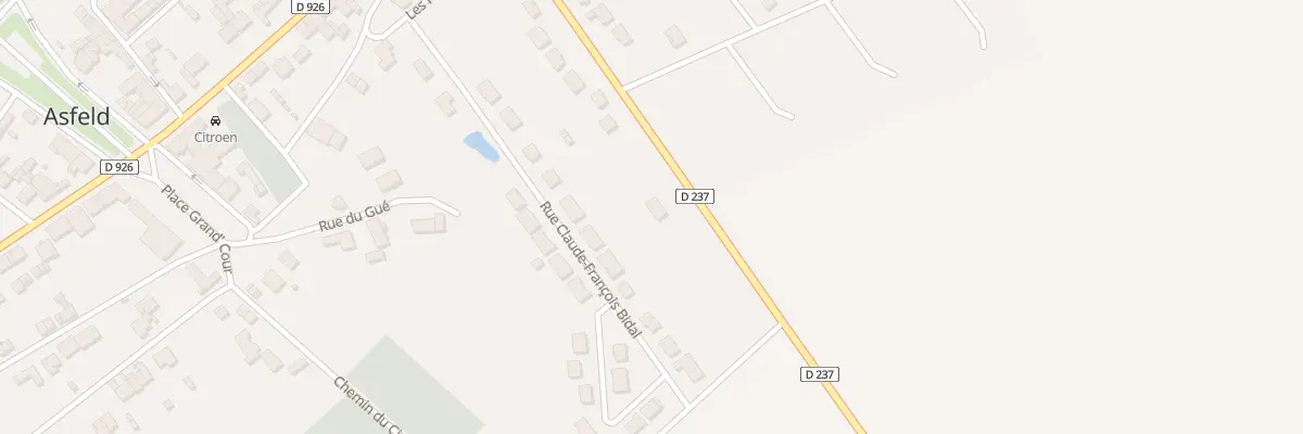 Plan du 20 Rue du 46e Ri à Asfeld