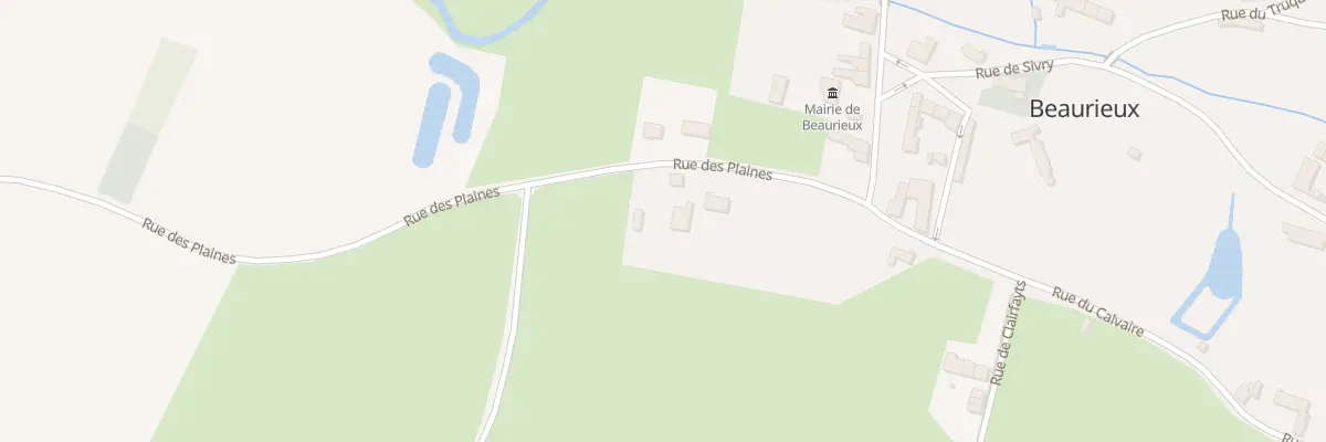 Plan du 175 Rue des Plaines à Beaurieux