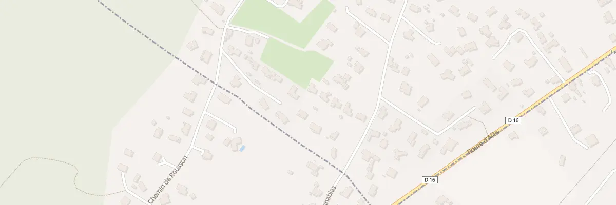 Plan du 137 Rte de Canabias à Rousson