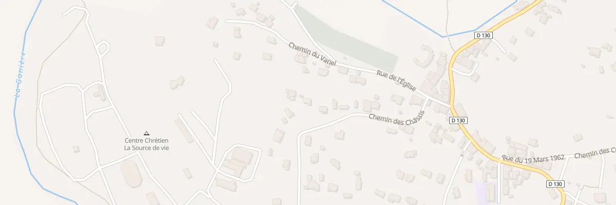 Plan du 228 Che des Chassis à Gagnières