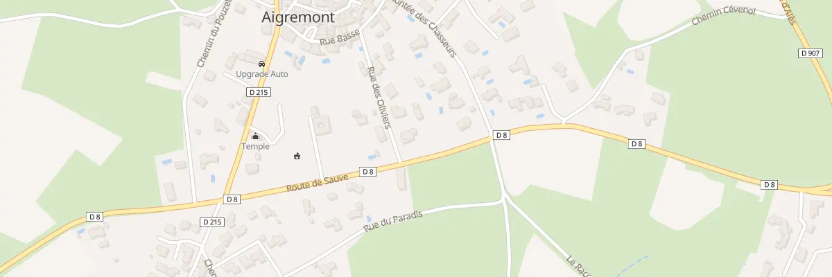 Plan du 151 Rue des Oliviers à Aigremont