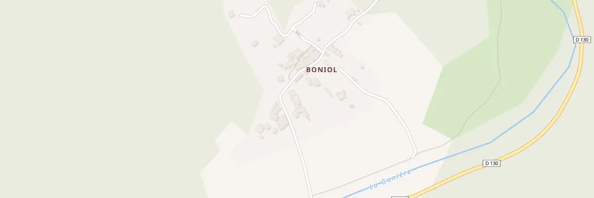 Plan du 250 Che de Boniol à Bessèges