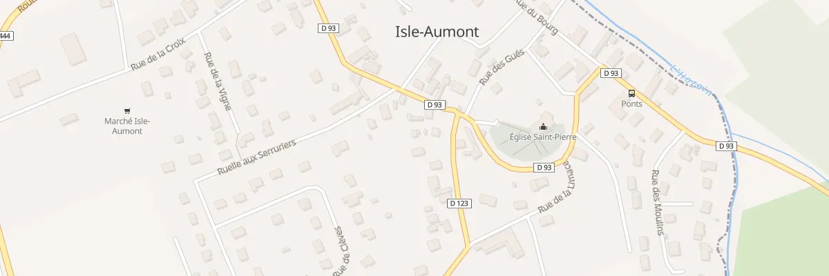 Plan du 2 Rue de la Monnaie à Isle-Aumont