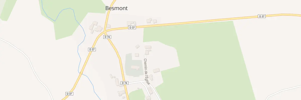 Plan du 6 Che de l’Eglise à Besmont