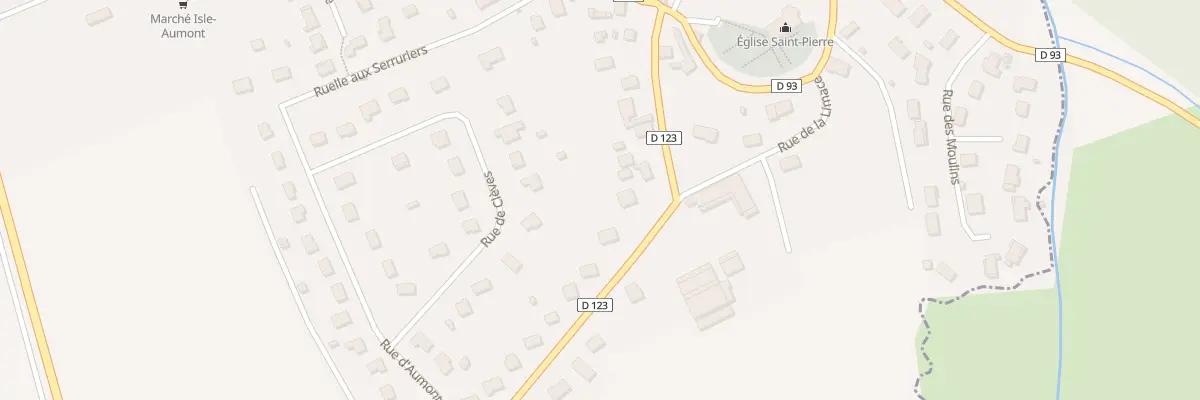 Plan du 2 Rue du Cortin Roy à Isle-Aumont