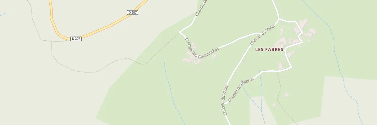 Plan du 6130 Les Gounenches à Payzac