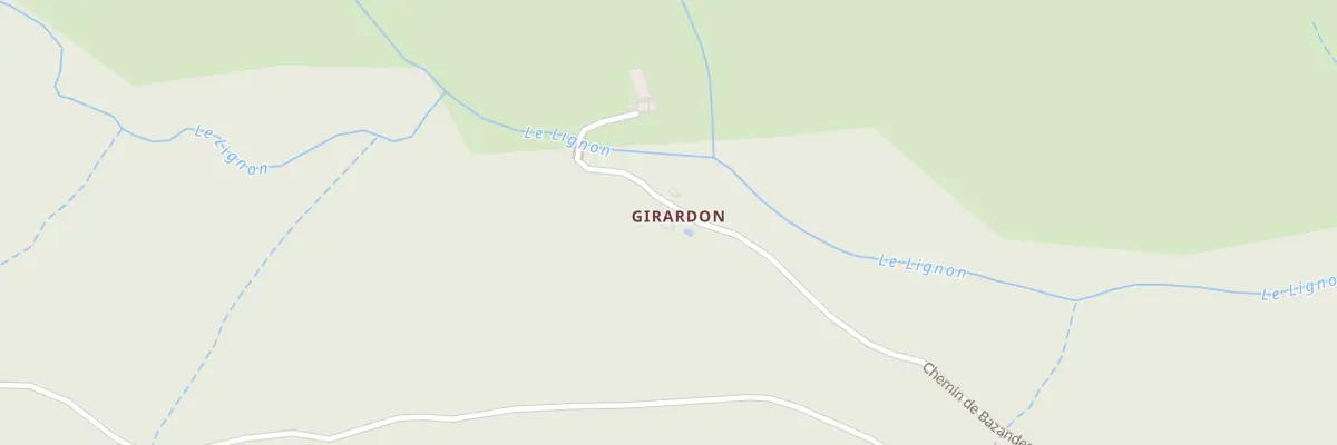 Plan du 415 Che de Bazandes à La Souche