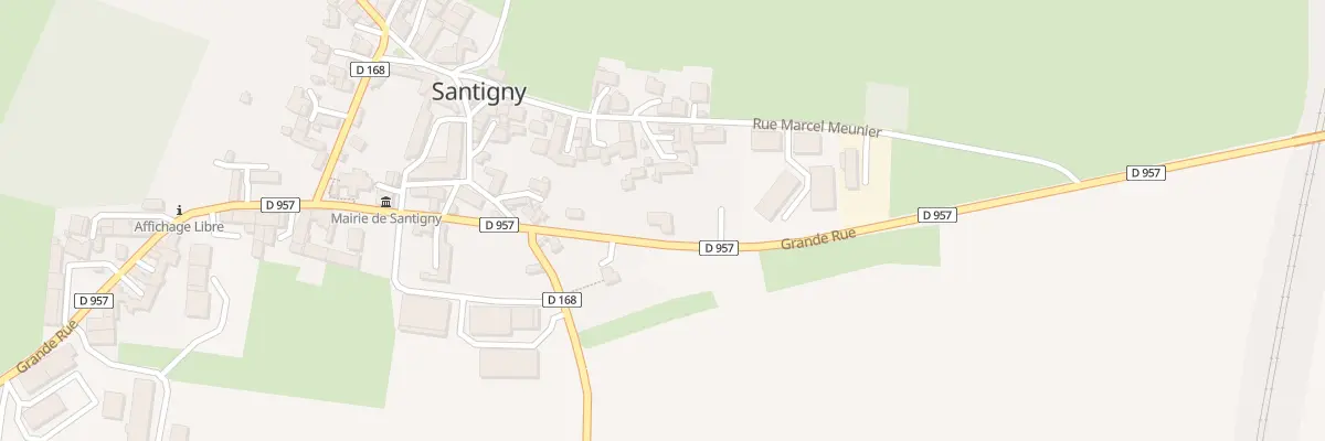 Plan du 35 Gr Grande Rue à Santigny