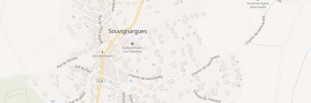 Plan du 14 Che de St Etienne à Souvignargues
