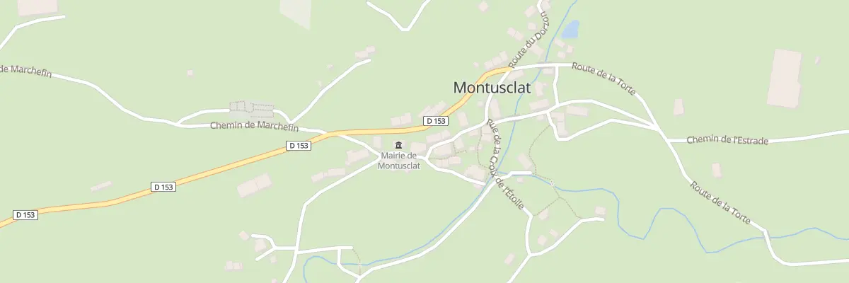 Plan du 5004 Le Bourg à Montusclat