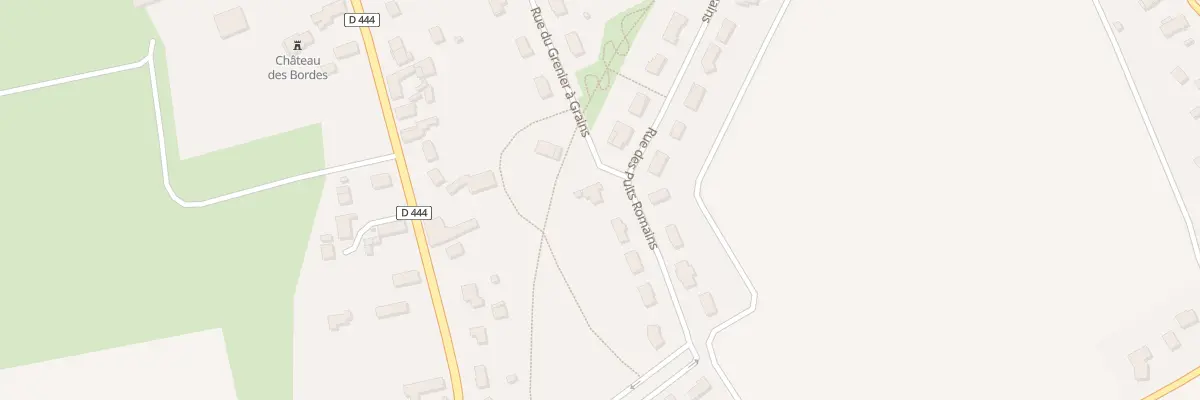 Plan du 10 Rue des Puits Romains aux Bordes-Aumont