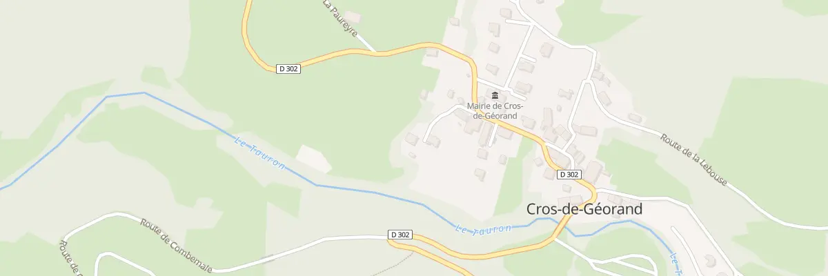 Plan du 5212 Cros de Georand à Cros-de-Géorand
