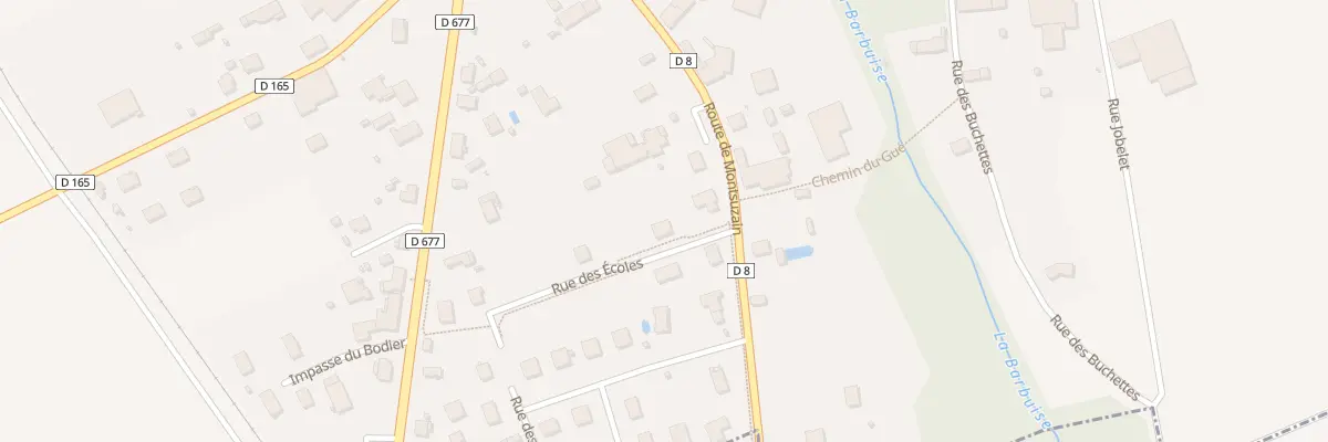 Plan du 3 Rue des Écoles à Voué