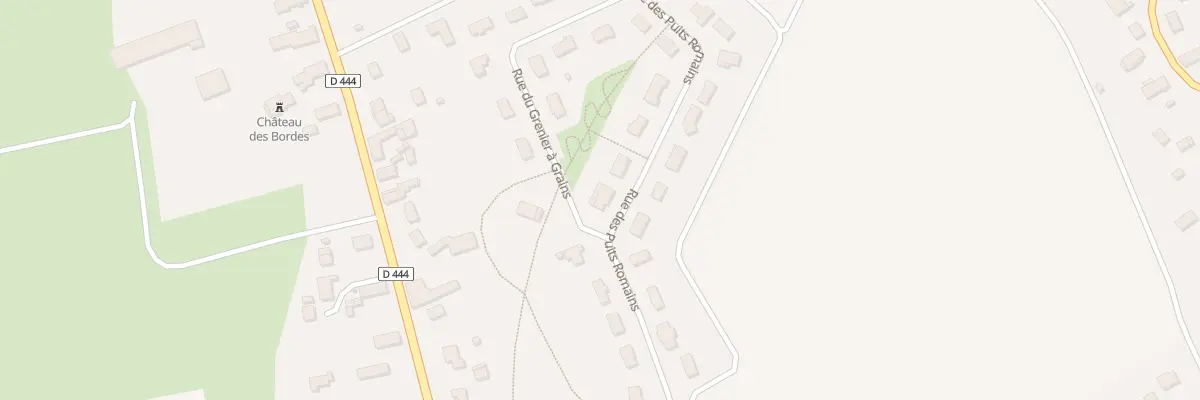 Plan du 12 Rue des Puits Romains aux Bordes-Aumont