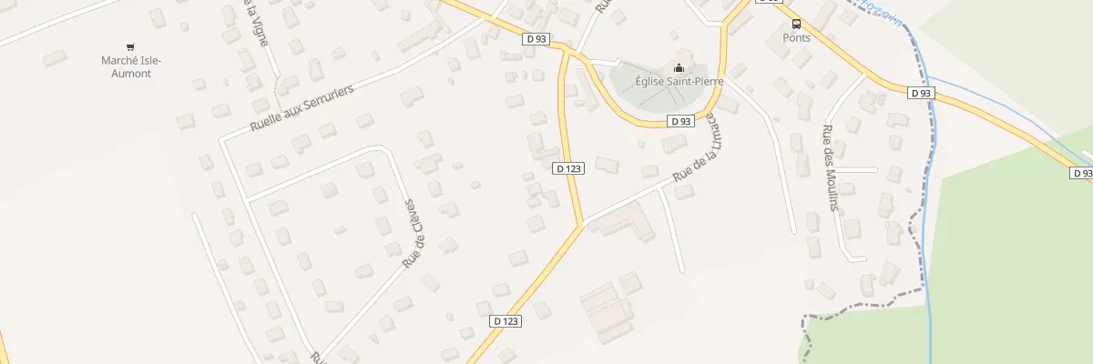 Plan du 12 Rue de la Monnaie à Isle-Aumont