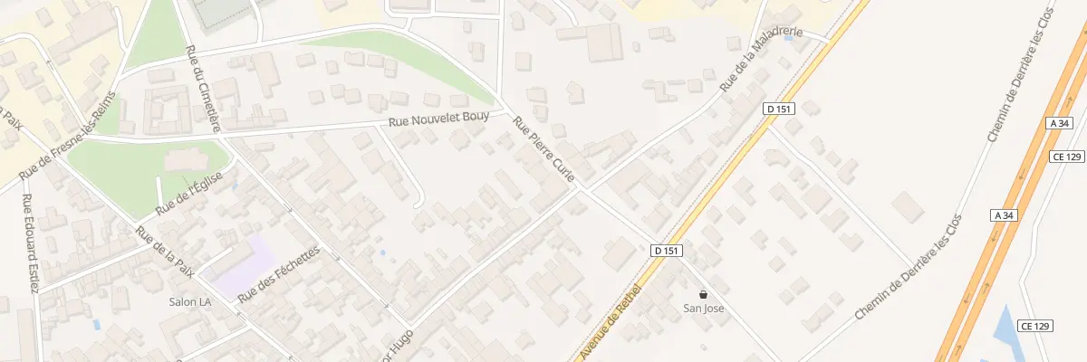 Plan du 33 Rue Victor Hugo à Witry-lès-Reims