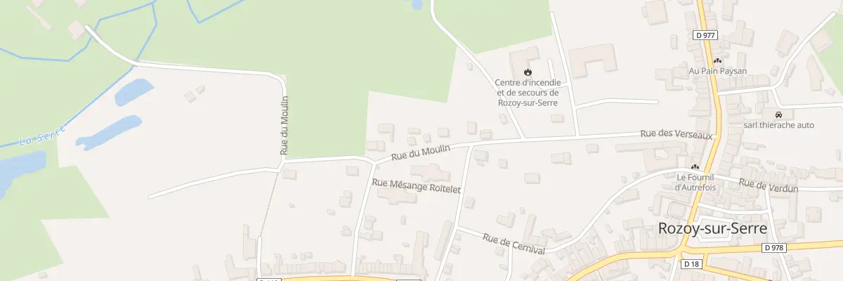Plan du 276 Rue du Moulin à Rozoy-sur-Serre