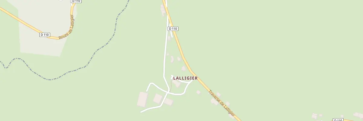 Plan du 5160 Lalligier à Mazan-l’Abbaye