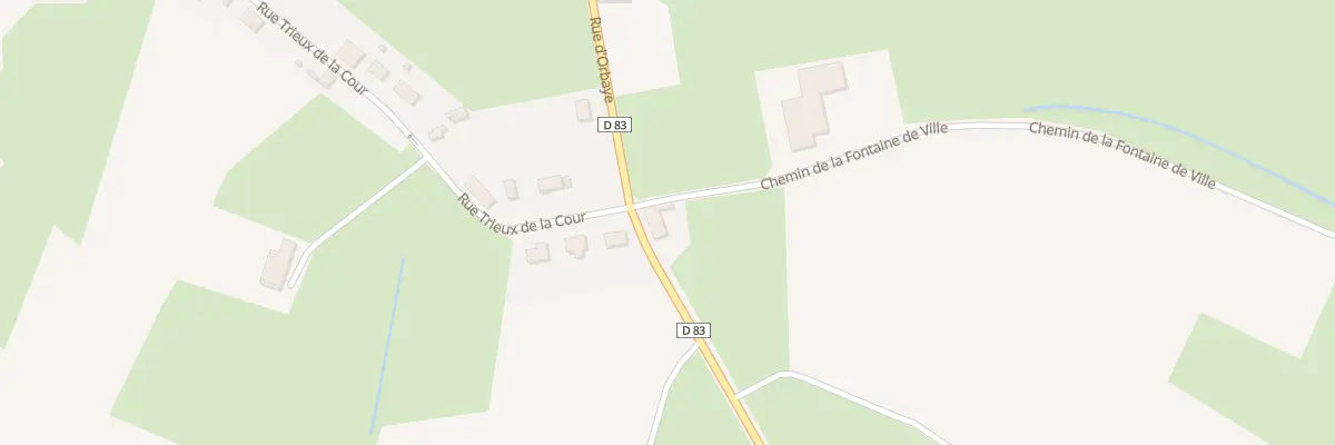 Plan du 7 Rue d’Orbaye à Clairfayts