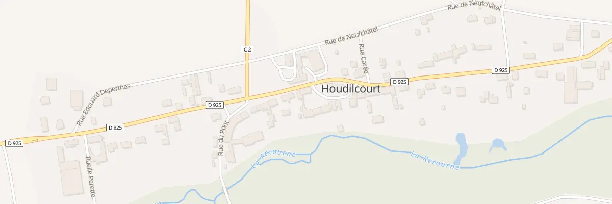 Plan du 5004 Le Village à Houdilcourt