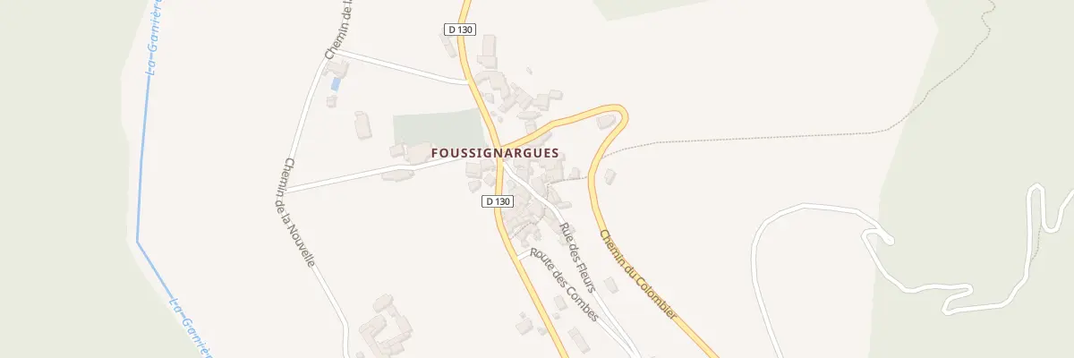 Plan du 210 Rue des Fleurs à Bessèges